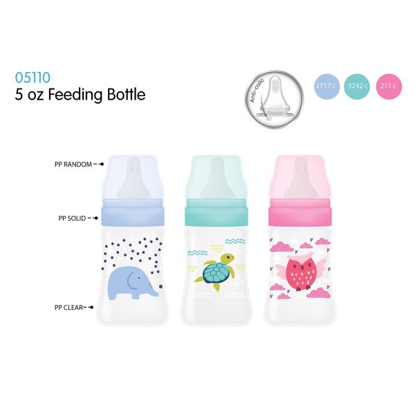 Tootsie Baby 5oz Printed Feeding Bottle