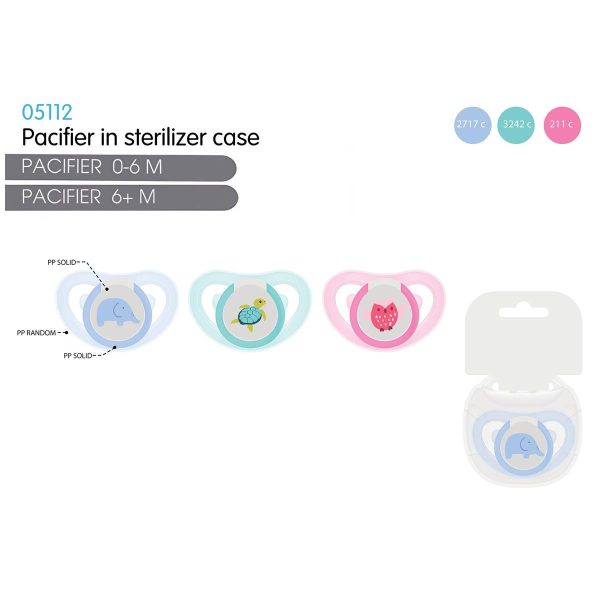 Tootsie Baby Pacifier with Case
