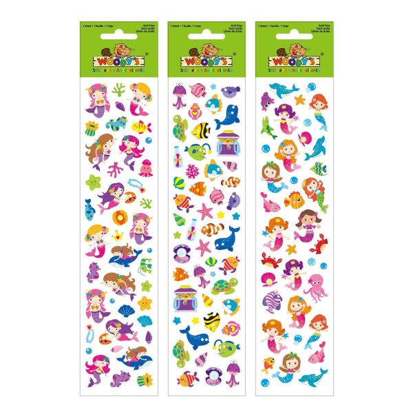 Woody’s Micro Stickers ~ Mermaids