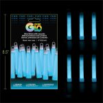 Neon Glo 8″ Glow Sticks with Connectors – PURPLE ~ 5 per pack
