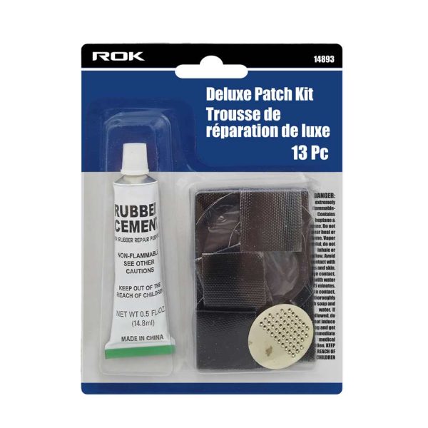 ROK Deluxe Tire Patch Kit ~ 13 pieces