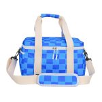 Therma Max Insulated Cooler Tote Bag with Handle & Strap – Blue ~ 14L