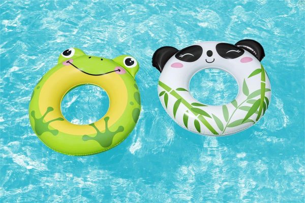 Bestway 30″ Inflatable Frog or Panda Swim Ring {36351}