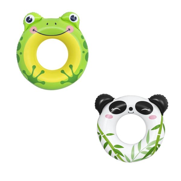 Bestway 30″ Inflatable Frog or Panda Swim Ring {36351}