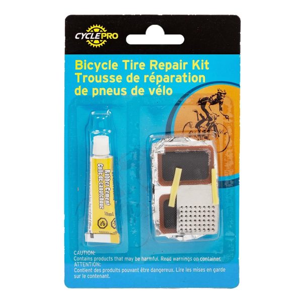 CyclePro Bicycle Tire / Inner Tube Repair Kit