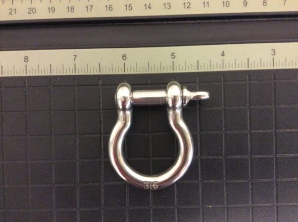 Anchor Shackle ~ 316 Stainless Steel ~ 8mm