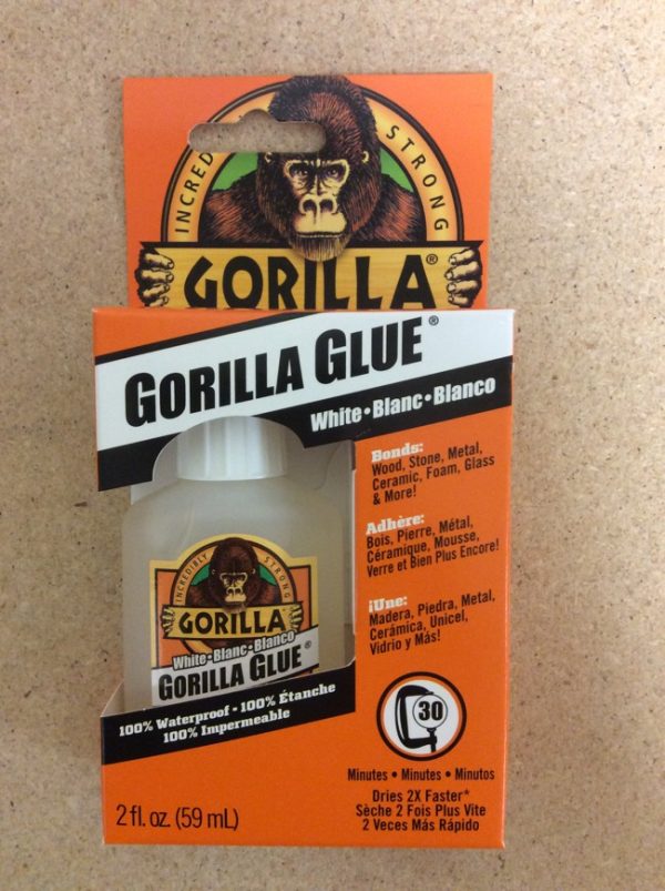 Gorilla Glue – Dries White ~ 2oz Bottle