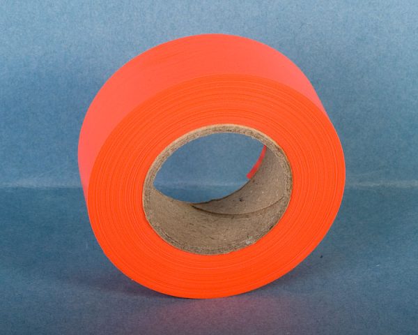 Trail Marker Tape {Flagging Tape} – Fluorescent Orange ~ 10 per sleeve