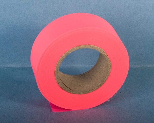 Trail Marker Tape {Flagging Tape} – Fluorescent Pink ~ 10 per sleeve