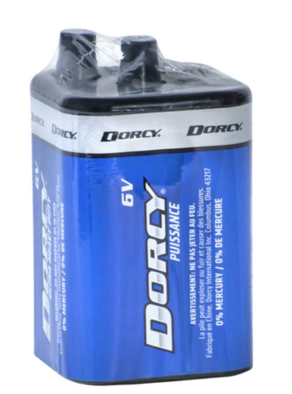 Dorcy 6V Heavy Duty Battery w/Spring Top