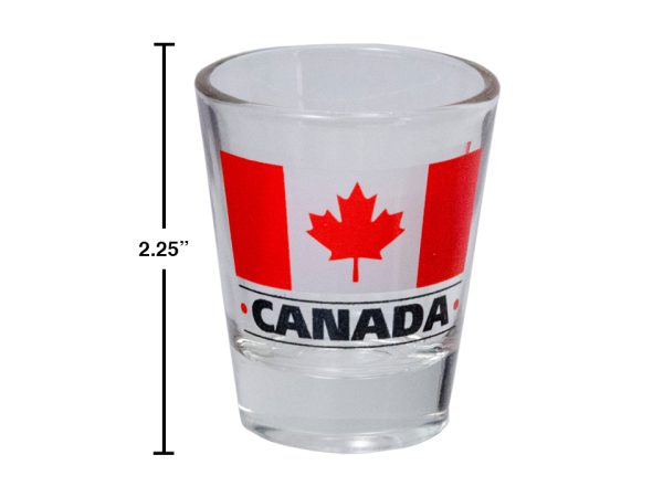 Canada Glass Shot Glass