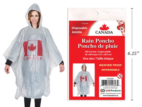 Canada Rain Poncho