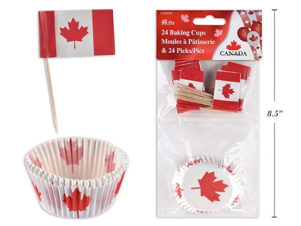 Canada Cupcake Decoration Kit