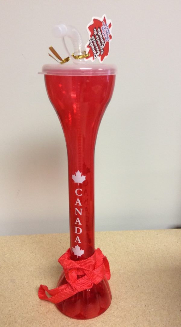 Canada Water Bottle with Straw ~ 18oz