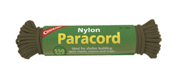 Coghlans’ Nylon Paracord 50′ ~ Olive Drab