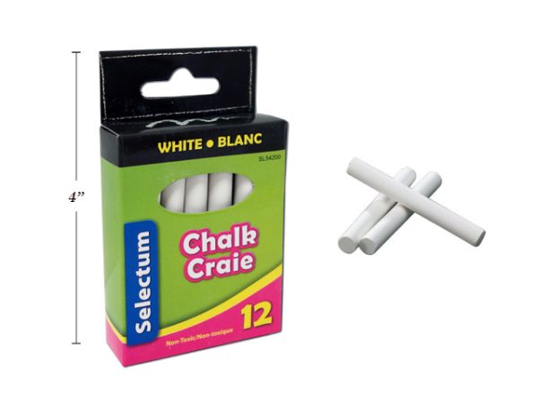 Selectum White Chalk ~ 12 pieces