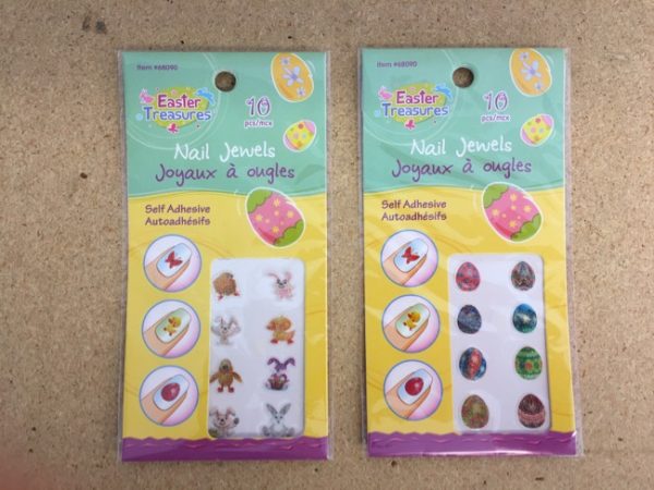 Easter Nail Stickers ~ 10 pieces