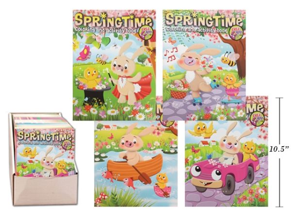 Easter Spring Time Coloring/Activity Book ~ 64 pages