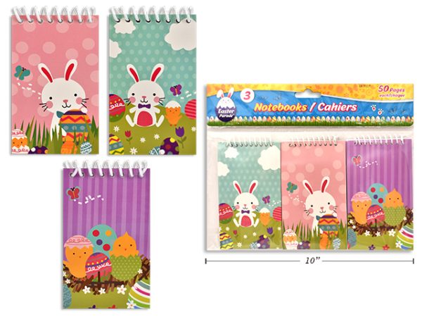 Easter Notebooks ~ 3 per pack