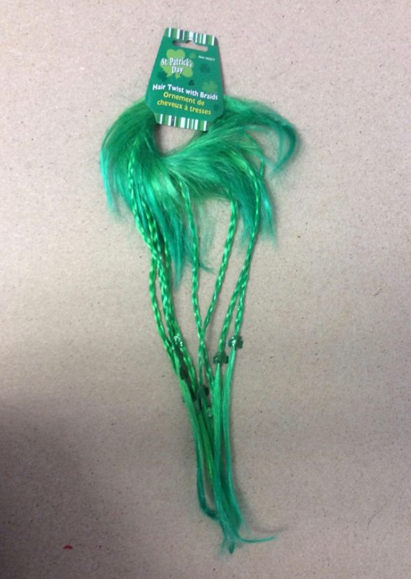 St. Patrick’s Day Hair Twist w/Ponytailer