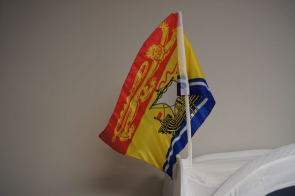 New Brunswick Flag for Car Windows ~ 12″ x 18″
