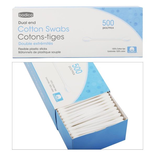 Bodico Cotton Swabs ~ 500 per box