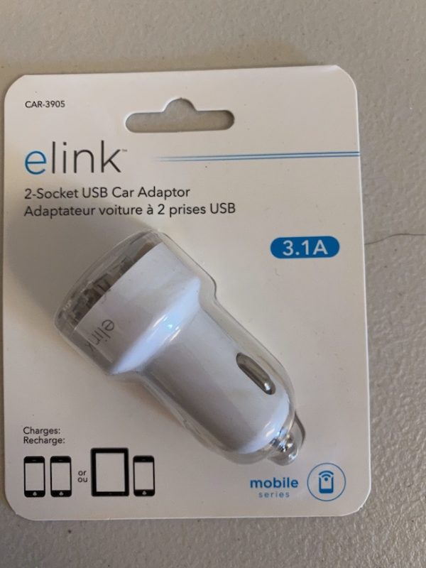 eLink Dual Universal USB Car Charger ~ 2.1A