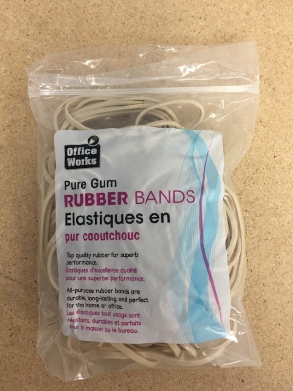 Rubber Bands #33 – natural color ~ 1/4lb bag
