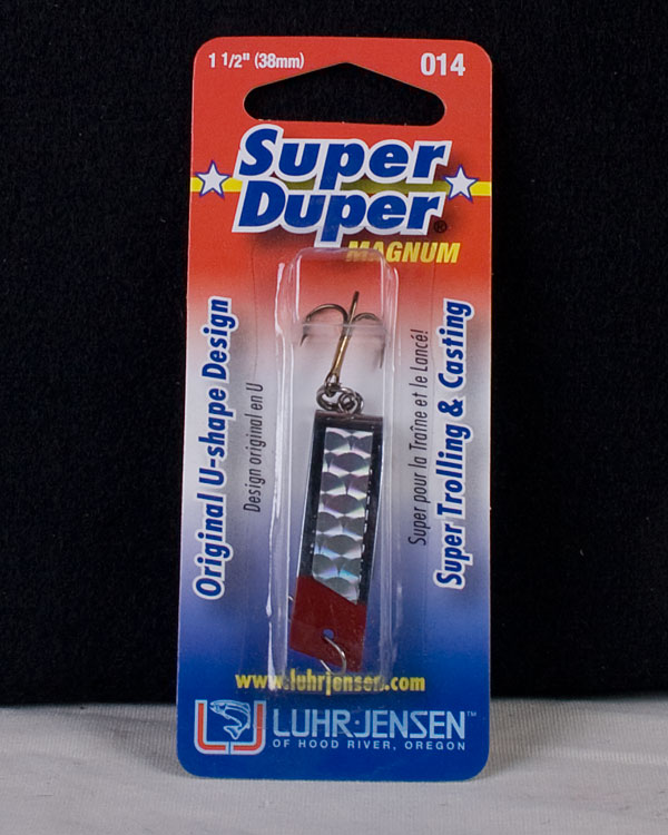 Luhr Jensen Super Duper - Nickel/Red Head