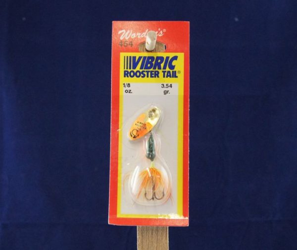 Vibric Rooster Tail – 1/8oz ~ Fire Tiger Mylar