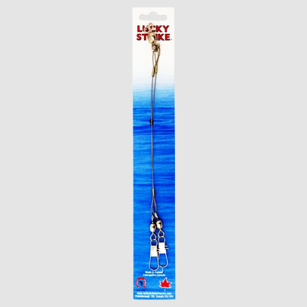 Lucky Strike Stainless Steel High Test Leaders ~ 9″