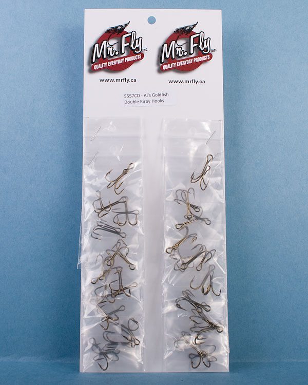 Mr Fly Nickel Treble Hook - Size 6 ~ 2 per pack x 24 per card