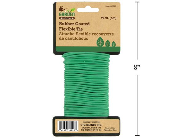 Garden Rubber Coated Flexible Tie ~ 19.7′ {6M}