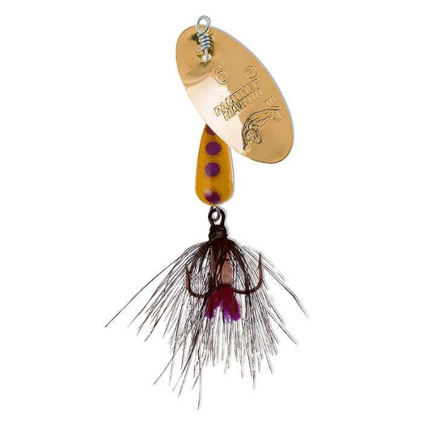 Panther Martin Lure – Size 4 ~ Classic Colors Gold Yellow with Fly