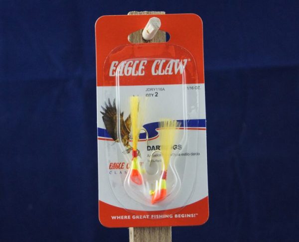 Eagle Claw Shad Darts – 1/16oz ~ Red / Yellow