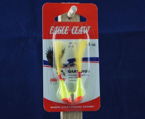 Eagle Claw Shad Darts – 1/4oz ~ Red / Yellow