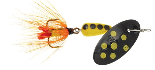 Panther Martin Lure – Size 4 ~ Classic Spotted Fly Black Yellow