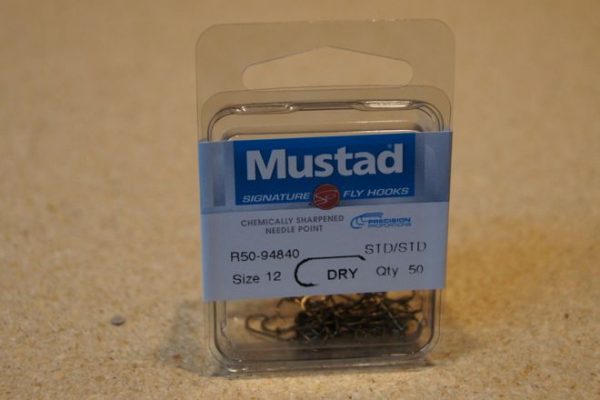 Mustad Dry Fly Trout Hooks ~ 50 per pack
