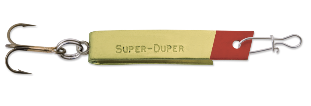 Super Duper Lure 501 Series ~ Brass / Red Head - Mr FLY