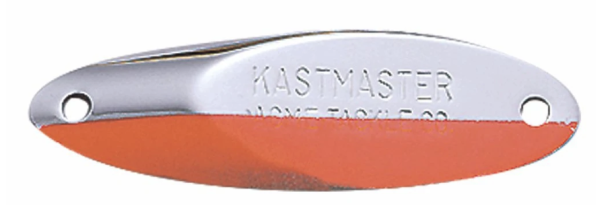 Kastmaster 1/8oz ~ Chrome Fluorescent Stripe