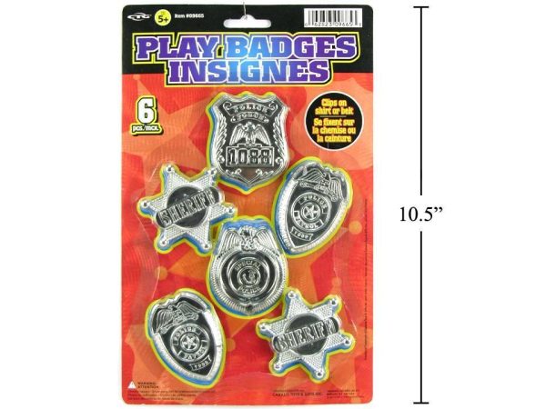 Play Badges ~ 6 per pack
