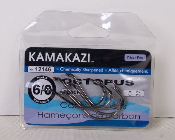 Kamakazi Black Octopus Hooks