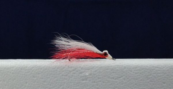 Clouser Minnow Flies – Size 4 ~ Red / White