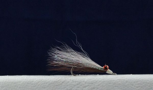 Clouser Minnow Flies – Size 4 ~ Brown / White