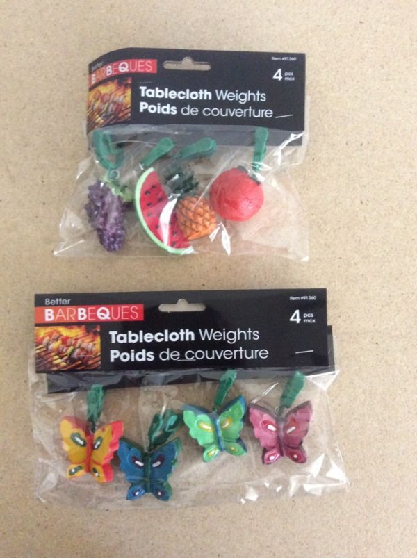 Polyresin Tablecloth Weights ~ 4 per pack