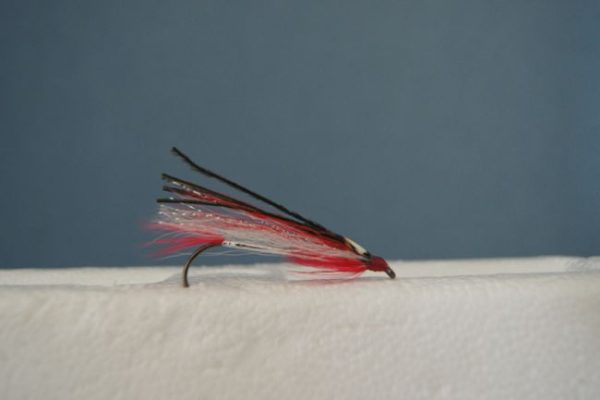 Red & White Bucktail Delight Streamer