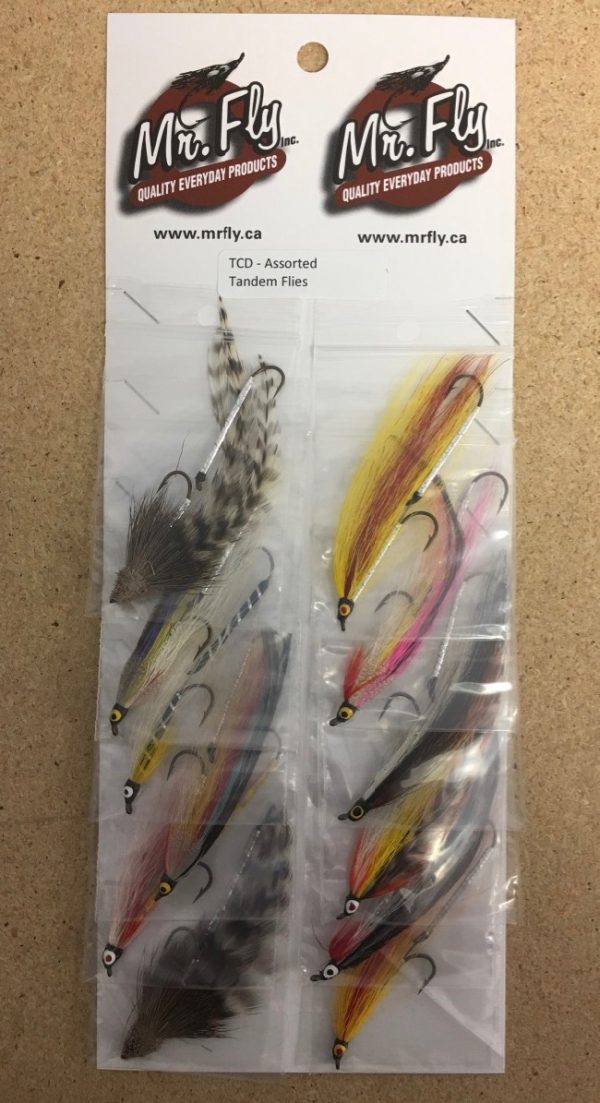 Assorted Tandem Trout Flies ~ 12 per card