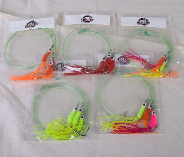 Mr Fly Groundfish Squid Rigs ~ 3 per string
