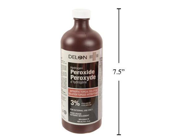 Delon Hydrogen Peroxide 3% ~ 473ml / 16fl. oz
