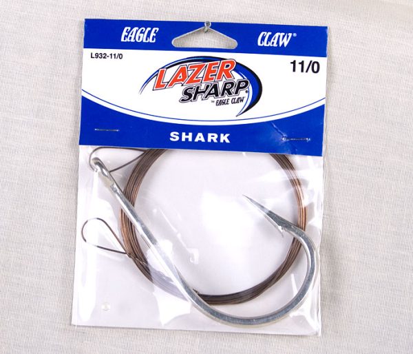 Eagle Claw Shark Rig w/11/0 Lazer Sharp Hook & Steel Cable